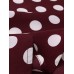 High Waist Polka Dot Casual Maxi Skirt For Women