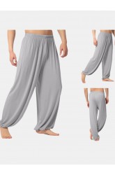 Men's Lightweight Loose Yoga Pants Morning Practice Cozy Sports Pants