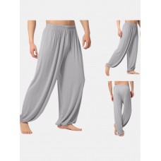 Men's Lightweight Loose Yoga Pants Morning Practice Cozy Sports Pants