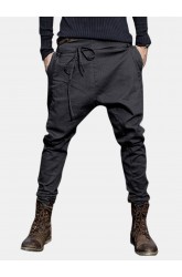 Mens Fashion Harem Pants Baggy Slacks Trousers Sportwear Casual Jogger Pants