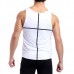 Mens Quick-drying Line Printed Slim Fit Vest Fitness Training Sport Tank Tops