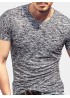 Mens Cotton Breathable Solid Short Sleeve Slim Fit Casual T-Shirt