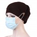 Beanie Cap Multicolor Chemotherapy Cap Button Mountable Ears Anti-Legging