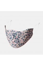 Multicolor Cotton Floral Mask Vintage Print Face Mask