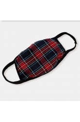 1pc Plaid Pattern Random Mouth Mask