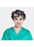 Printed Cotton Fluffy Cap Surgical Cap Sweat-absorbent Towel Scrub Caps