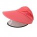 COLLROWN Women's Summer Sun Hat Double-layer Removable Sun Visor Big-edge Anti-UV