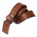 Mens Genuine Leather Vintage Metal Automatic Buckle Waist Band Strap Belt