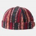 Corduroy Brimless Skull Cap Stripe Multicolor Customized Hats